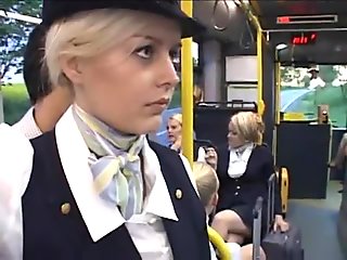 Blonde busty girl gets fucked by a Japanese dude